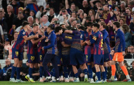 Messi phấn khích khi Barca hạ Real 2-0 để vô địch La Liga