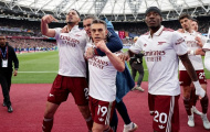 Tỷ lệ vô địch của Arsenal tăng vọt sau trận thắng West Ham