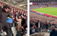Khán đài London Stadium dậy sóng vì CĐV đội khách 'nằm vùng'