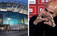 Pep Guardiola đùa rằng muốn có khán đài riêng tại Wembley