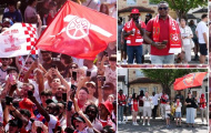 Fan Arsenal xếp hàng từ chiều để chờ Tottenham xuống hạng