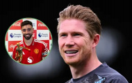 De Bruyne từng ấm ức vụ mất kiến tạo trước khi Bruno phá kỷ lục