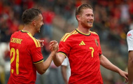 De Bruyne rực sáng trong bữa tiệc 5 bàn của Bỉ