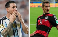 Messi cân bằng kỷ lục của Klose trong lịch sử World Cup