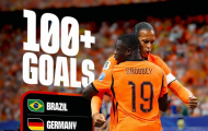 Điểm danh 8 đội tuyển ghi từ 100 bàn trở lên ở World Cup