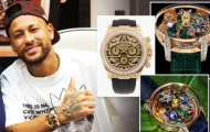 Neymar chi 1 triệu USD mua đồng hồ kim cương tại World Cup