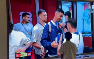 Vợ con Ronaldo ăn mừng bàn thắng lịch sử qua màn ảnh nhỏ