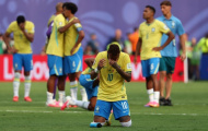 Neymar mỉa mai thủ môn Na Uy rồi bật khóc khi Brazil bị loại