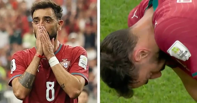 Bruno Fernandes suy sụp khi Bồ Đào Nha rời World Cup 2026