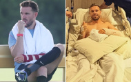 Hình ảnh đầu tiên của Jordan Henderson sau khi xuất viện