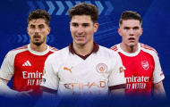 Thống kê vượt trội của Julian Alvarez so với dàn sao Arsenal