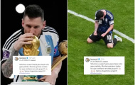 Messi viết bài ăn mừng vé chung kết World Cup giống hệt năm 2022