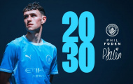Phil Foden chính thức ký hợp đồng 4 năm với Man City