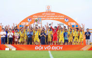 Chơi thiếu người, U21 SLNA vẫn vô địch quốc gia
