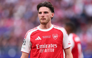 Declan Rice nén đau hội quân sớm cùng Arsenal