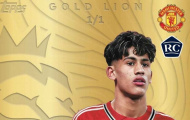 JJ Gabriel nhận thẻ vàng 24 carat sau kỷ lục tại Man Utd