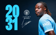 Man City chính thức trói chân Jeremy Doku đến 2031