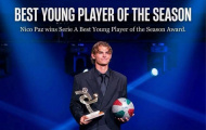 Nico Paz giành Cầu thủ trẻ xuất sắc nhất Serie A sau mùa giải bùng nổ