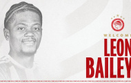 Leon Bailey chính thức rời Aston Villa, đến Olympiacos