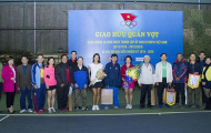 Giao hữu quần vợt kỷ niệm 40 năm Ngày thành lập Ủy ban Olympic Việt Nam