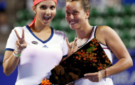 Sania Mirza tiếp tục thăng hoa sau khi chia tay Hingis