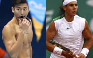 Nadal so tài cao thấp với nam thần bơi lội Trung Quốc trên bàn bi-a