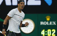 Nadal gieo điệp khúc 'thêm một lần đau' lên Milos Raonic