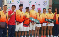 Quần vợt trẻ Việt Nam đứng hạng 4 chung cuộc