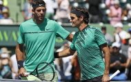 Del Potro tâm phục khẩu phục Federer
