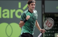 Federer ngược dòng thần thánh vào bán kết Miami