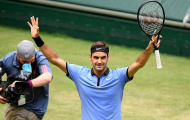 Federer tốc hành vào bán kết Halle Open