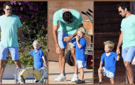 Federer cho con trai học Nadal: 20 năm nữa sẽ có siêu huyền thoại?