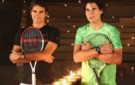 Nadal và Federer tranh hùng trong ánh nến