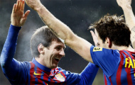 Song tấu Fabregas - Messi giúp Barca đặt một chân vào tứ kết
