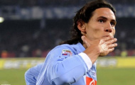 Cavani xúc động vì tràng pháo tay từ các CĐV của Palermo