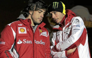 Alonso “đọ sức” Valentino Rossi