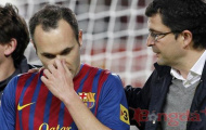 Barca mất Iniesta và Alves vì chấn thương