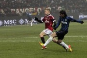 Video Serie A: Milan gục ngã trước Inter trong trận Derby thành Milano