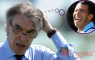 Đùa hay thật: Moratti thắc mắc nên hay không mua Tevez?