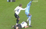 Harry Redknapp bất bình với pha dẫm chân thô bạo của Balotelli