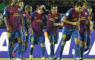 Barca vừa đá vừa dưỡng chân