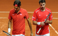 Federer thua luôn trận đôi, Thụy Sĩ bị loại khỏi Davis Cup