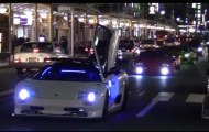 Dàn siêu xe phô diễn trên đường phố Kyoto