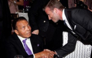 Becks dự sinh nhật 70 của tay đấm huyền thoại Muhammad Ali