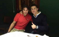 Ronaldo ăn tối cùng Nadal