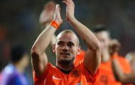 Video: Wesley Sneijder trong màu áo mới lạ mắt của tuyển Hà Lan