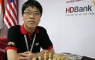Quang Liêm bị hòa cờ ở ván ba giải HDBank