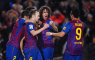 Chấp Pique, Barca vẫn giành được chiến thắng vang dội