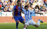 00h00 ngày 11/03, Malaga vs Levante: Quyết chiến vì Champions League