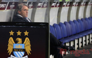 Man City hoãn gia hạn hợp đồng với Mancini